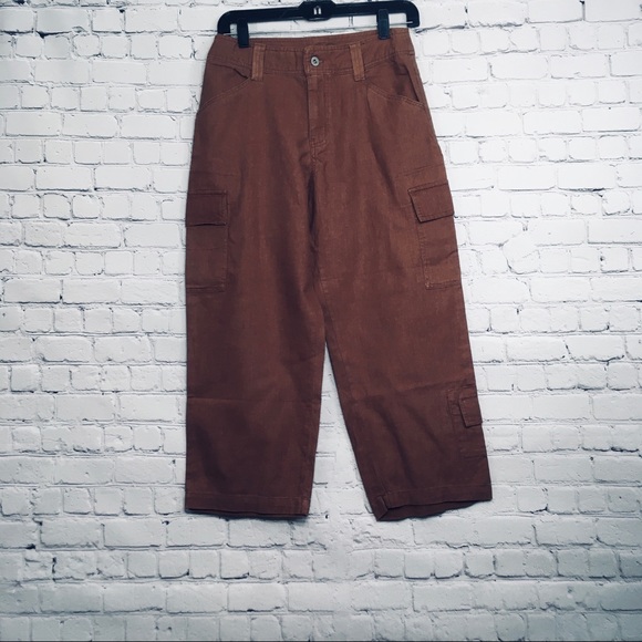 Sonoma Pants & Jumpsuits Sonoma Capri Cropped Cargo Pants Brown